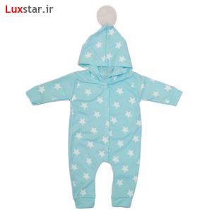 سرهمی نوزادی طرح ستاره آبی سایز 1،2،3