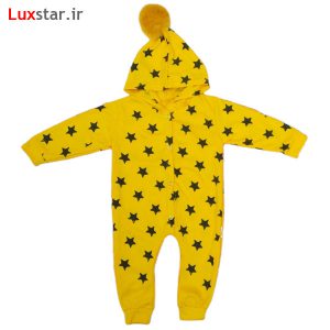 سرهمی نوزادی طرح ستاره زرد سایز 1،2،3
