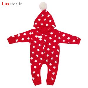 سرهمی نوزادی طرح ستاره قرمز سایز 1،2،3