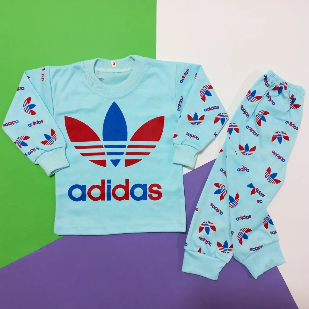 بلوز شلوار آدیداس Adidas سایز 4،5،6 آبی