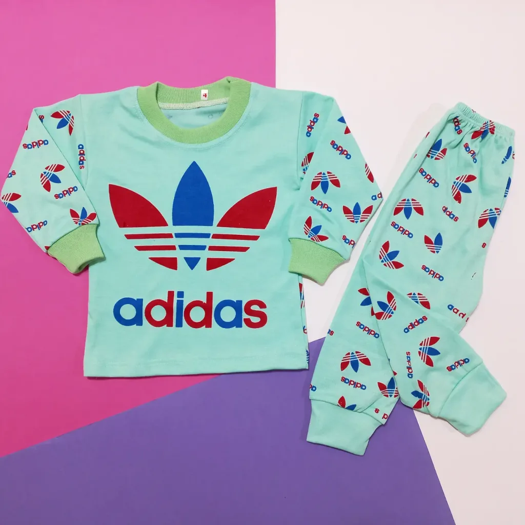 بلوز شلوار آدیداس Adidas سایز 4،5،6 سبز
