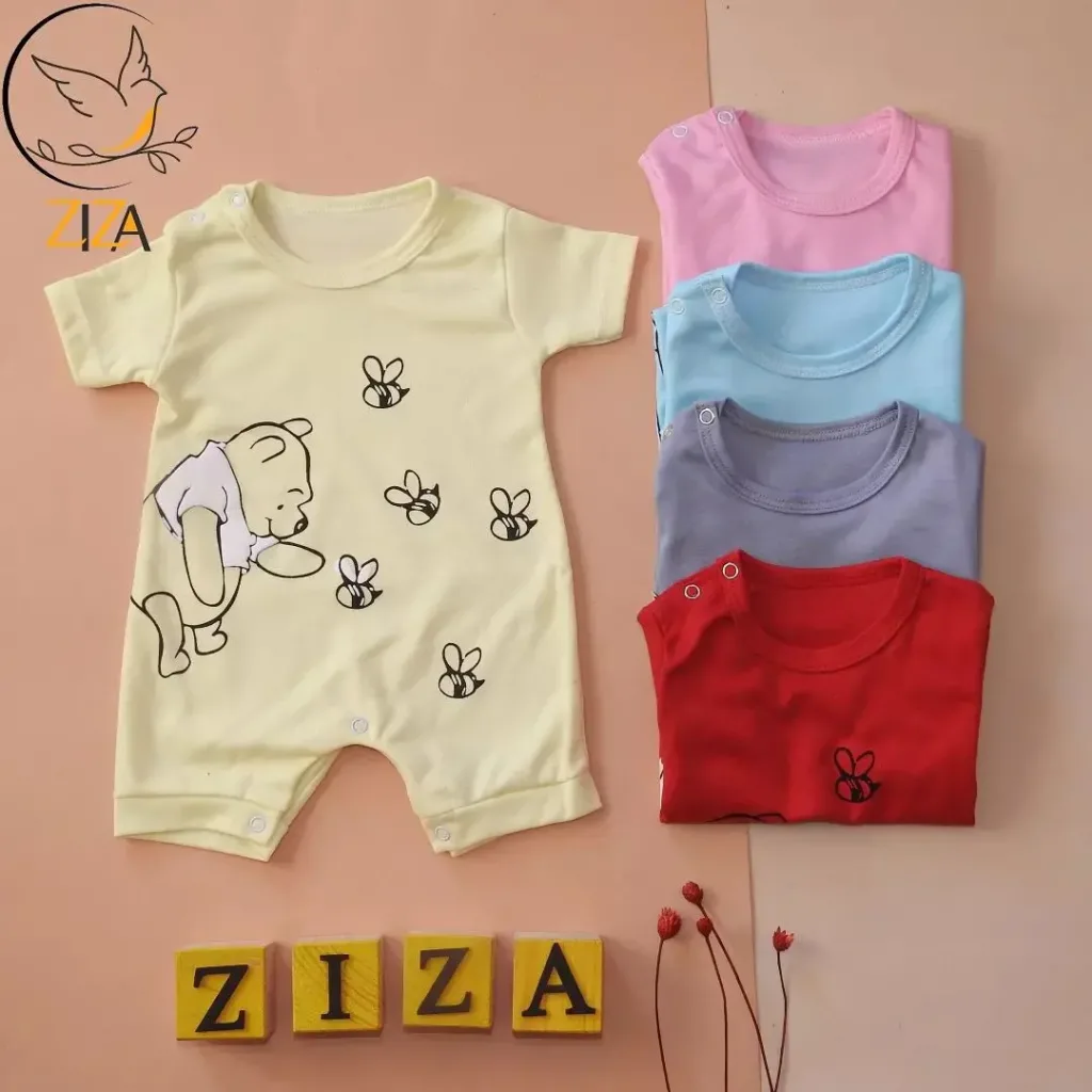 رامپر طرح خرس پو pooh سایز 1،2،3 کد 2072