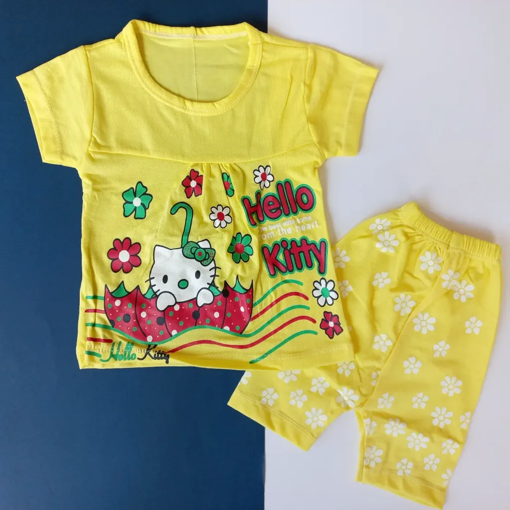تیشرت شلوارک کیتی (Hello Kitty) سایز 2،3 کد 2117 3