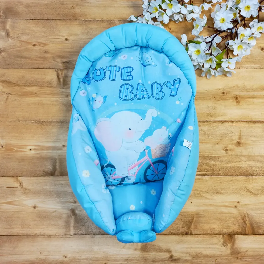 قنداق سوئیسی (آغوشی نوزاد) - قنداق فرنگی کد 2572 فیل آبی