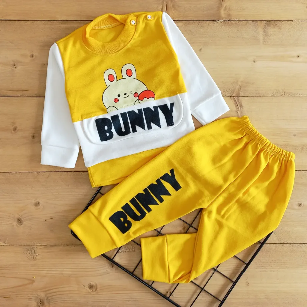 بلوز شلوار پنبه خرگوش بانی سایز 30 تا 40 کد 2686