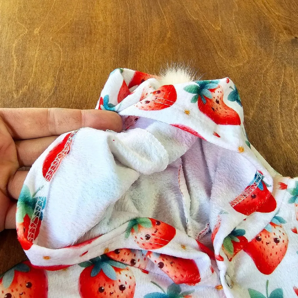 سرهمی مخمل روباه ببعی توت فرنگی کد 2671 2