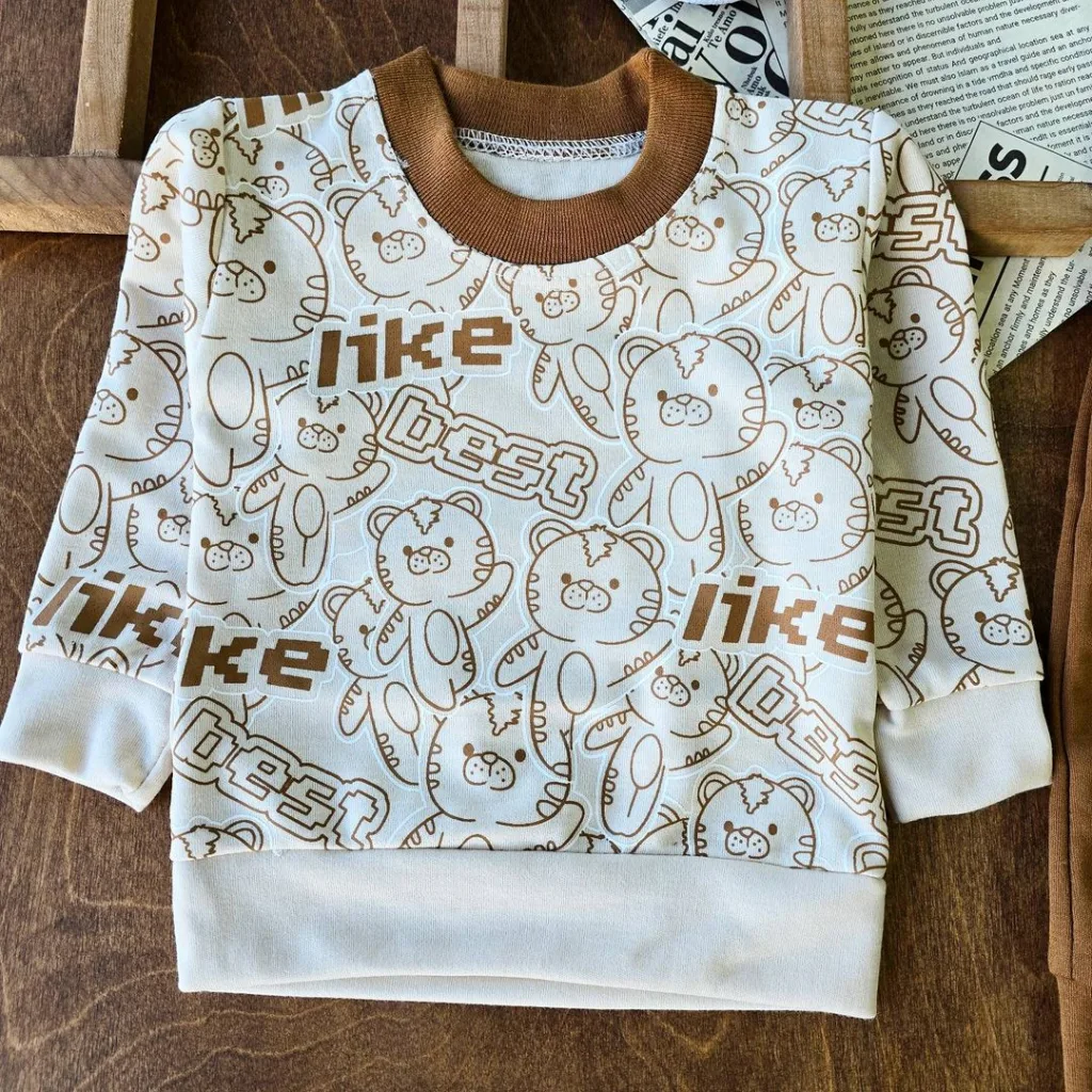 بلوز شلوار ببر best like کد 3710