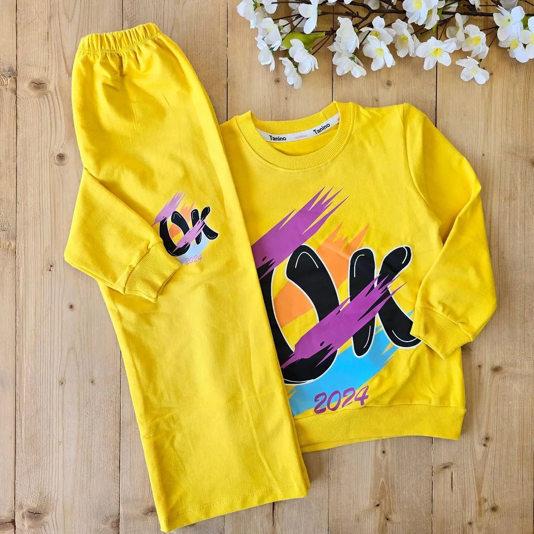 بلوز شلوار طرح OK کد 3651 1