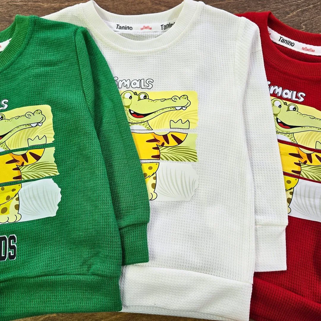 بلوز شلوار بیسکویتی تمساح کد 3766 1