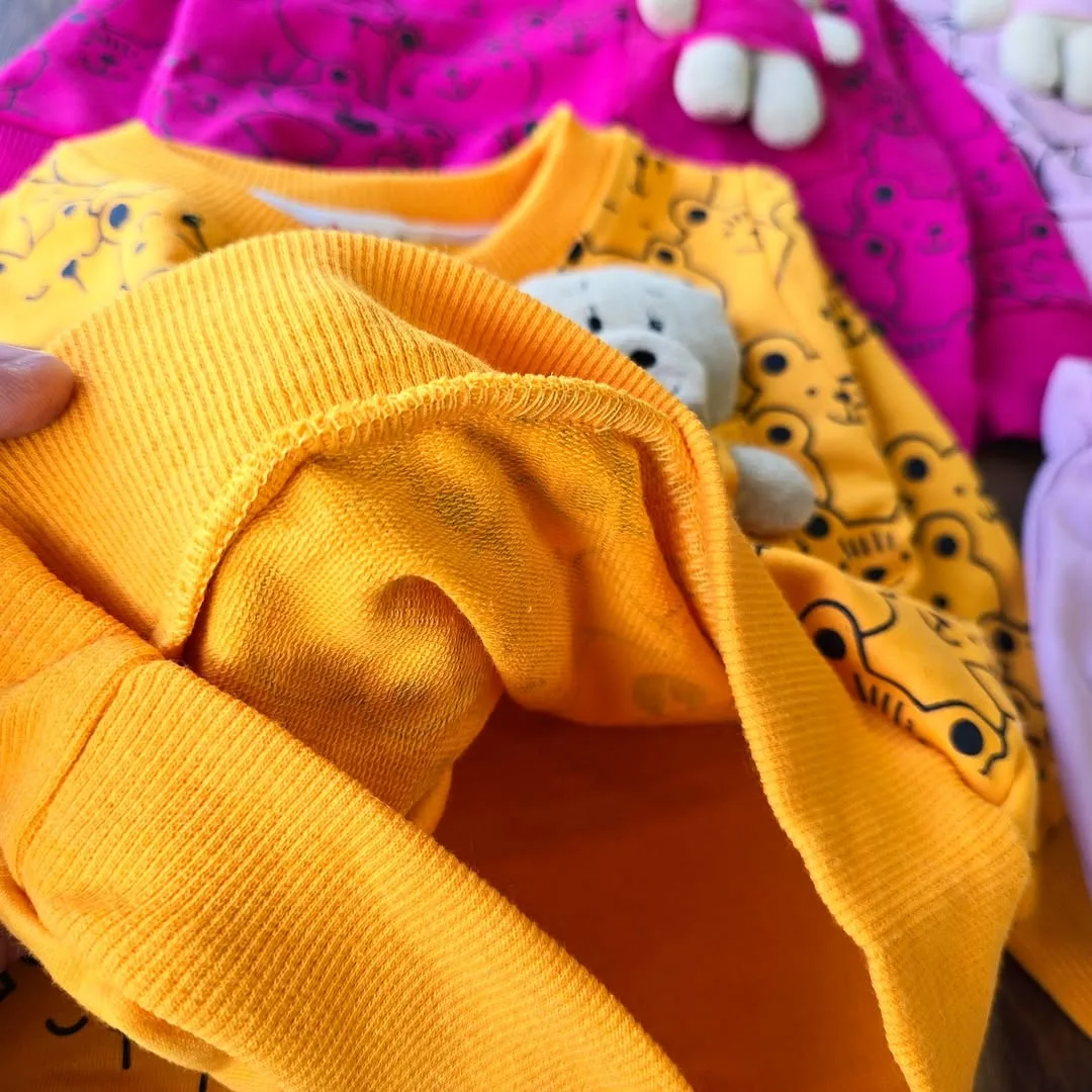 بلوز شلوار خرس عروسک دار کد 3858 2