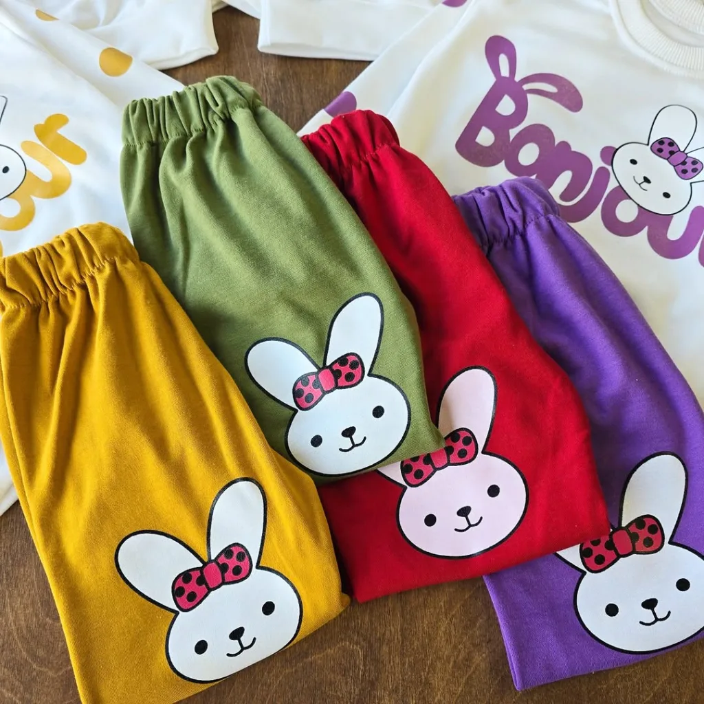 بلوز شلوار خرگوش Bonjour کد 3984