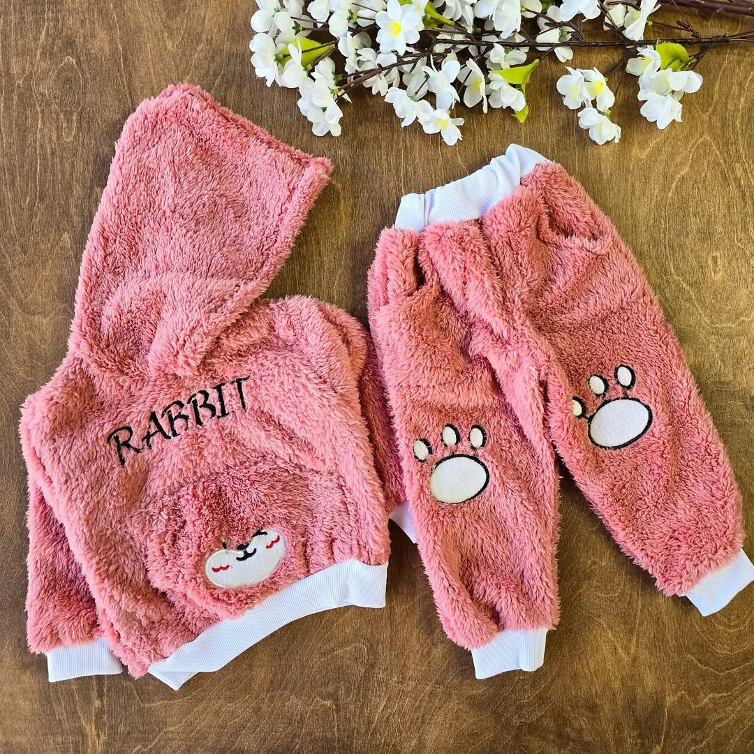 هودی شلوار پولیشی کالباسی Rabbit کد 3987