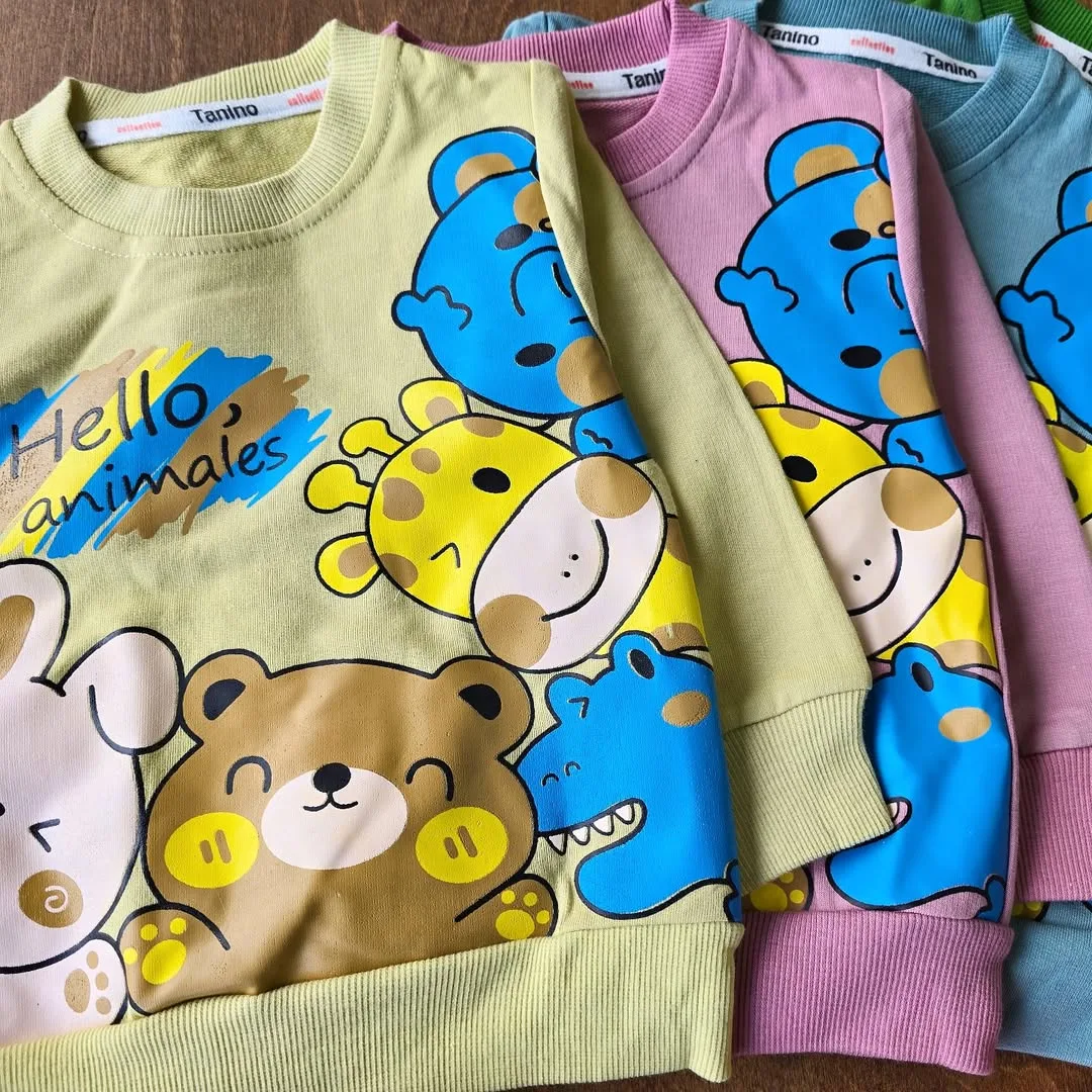 بلوز شلوار حیوانات Hello Animals کد 4040