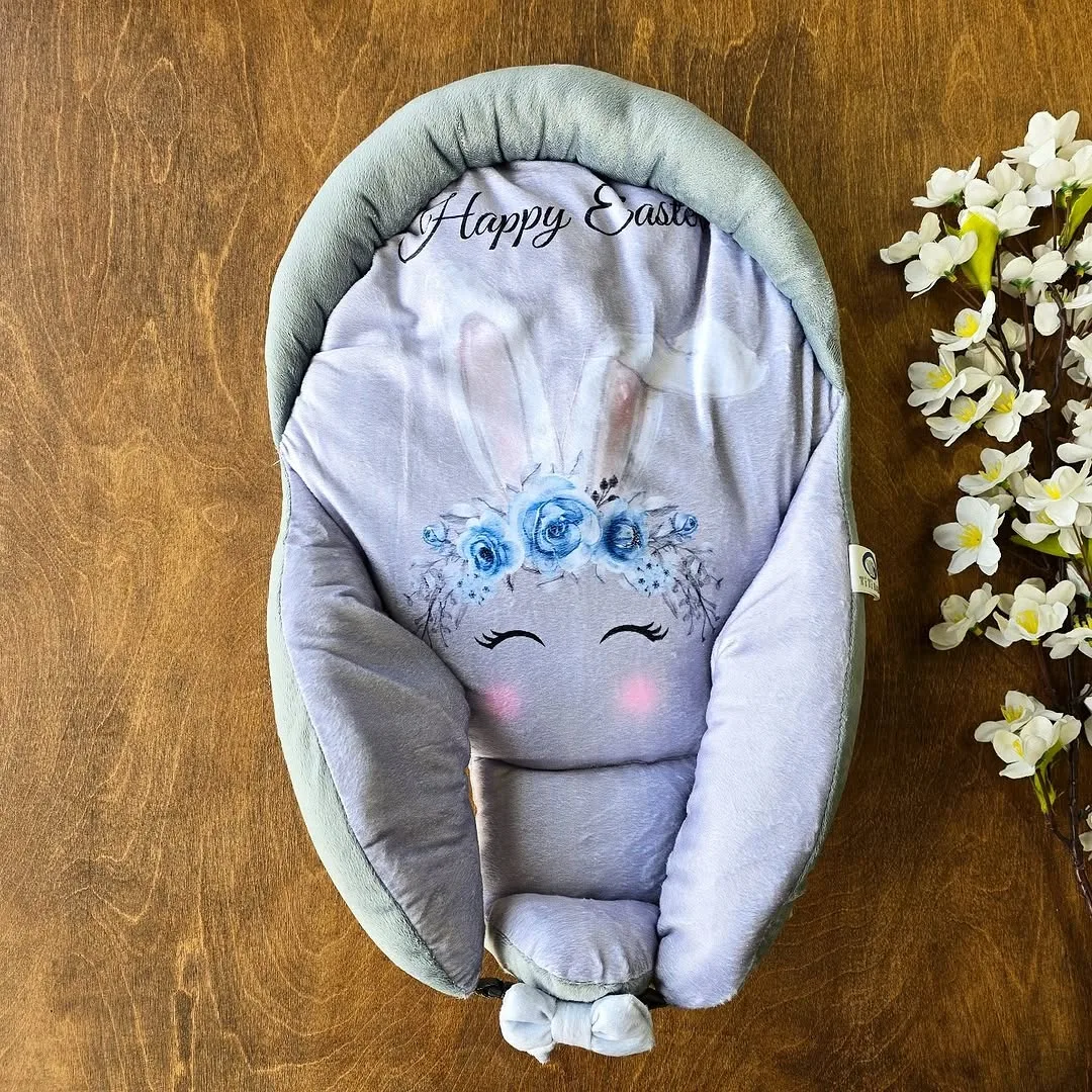 قنداق سوئیسی مخمل (آغوشی نوزاد) کد 4295
