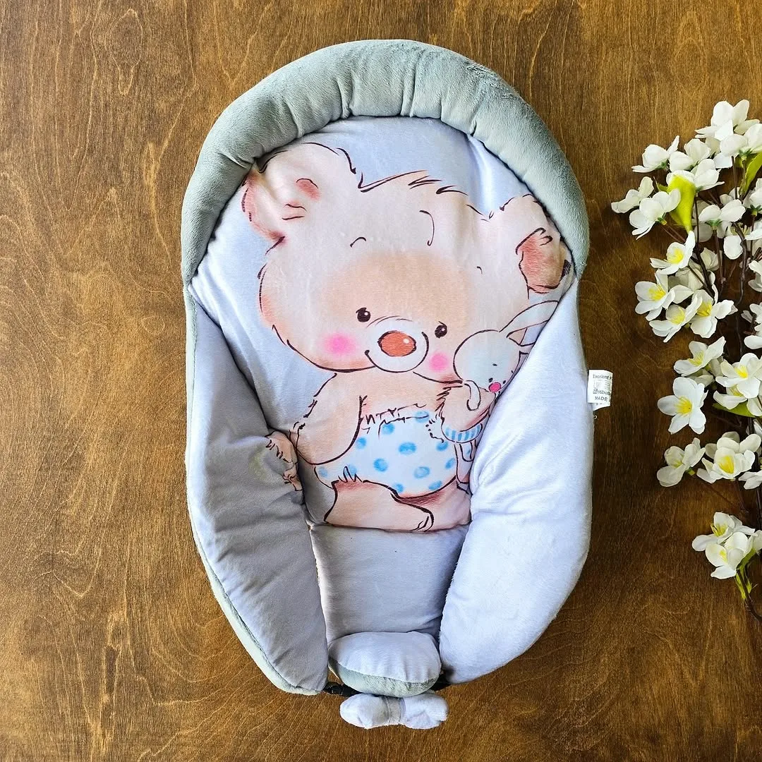 قنداق سوئیسی مخمل (آغوشی نوزاد) کد 4295