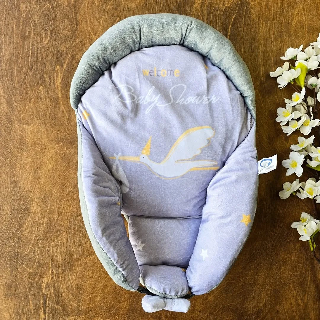 قنداق سوئیسی مخمل (آغوشی نوزاد) کد 4295
