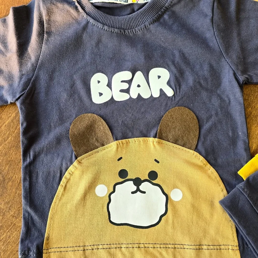تیشرت شلوارک خرس گوش دار Bear کد 4242