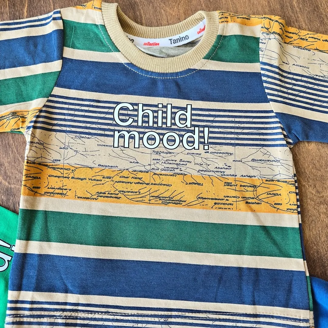 تیشرت شلوارک راه راه child mood کد 4290