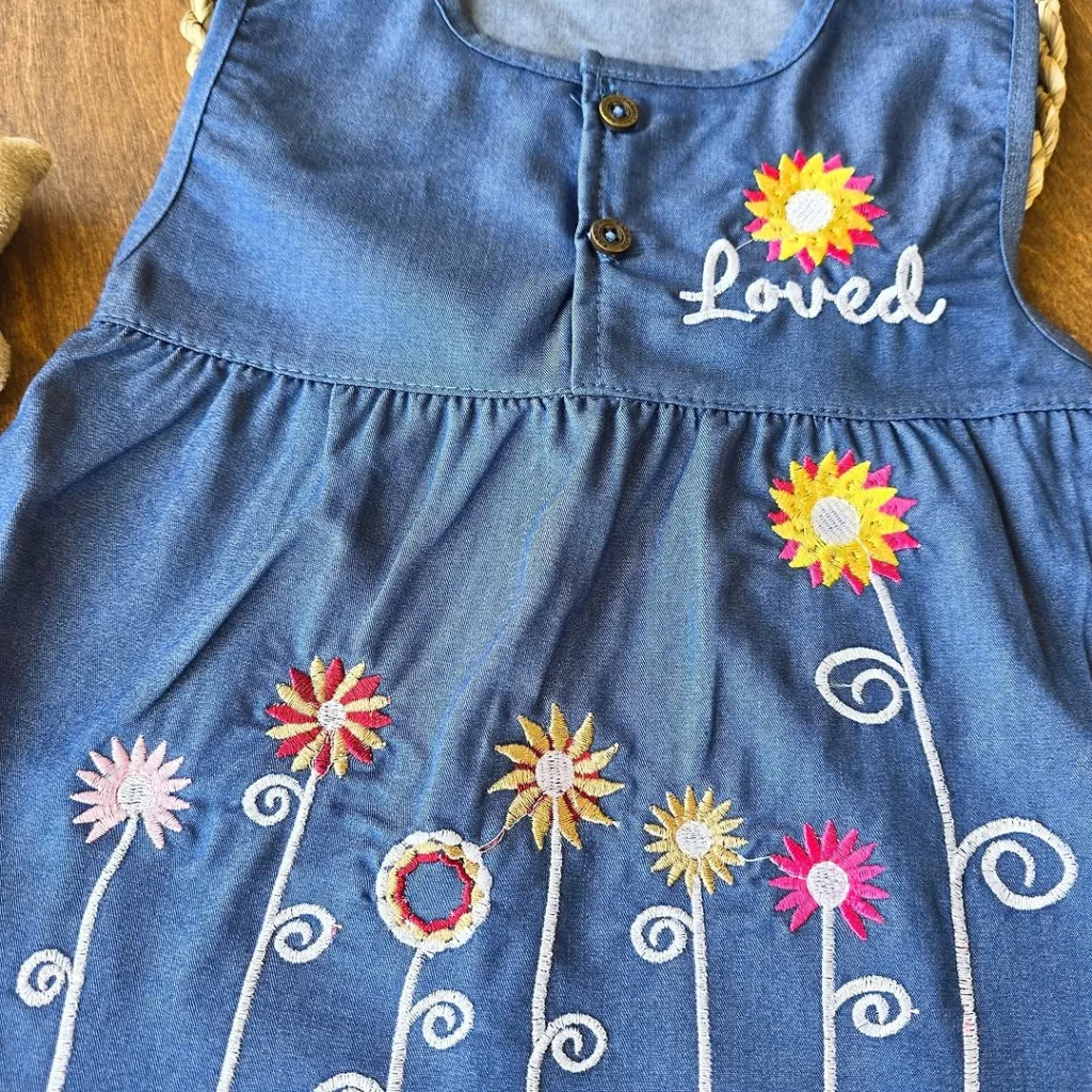 سارافون لی گلدار گلدوزی loved کد 4464