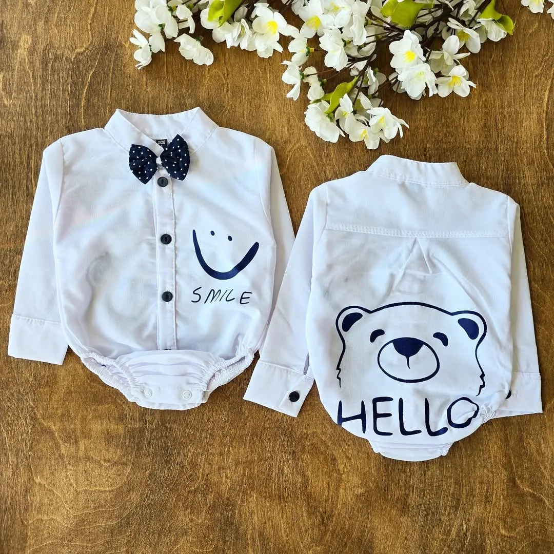 زیردکمه آستین بلند مجلسی لبخند smile کد 4455