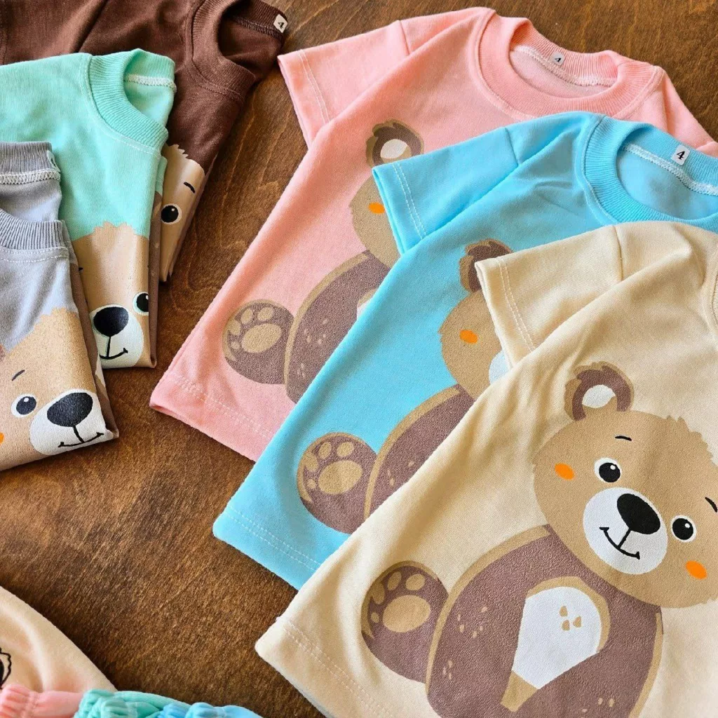 تیشرت شلوارک خرس Yep Bear سایز ۴ تا ۶ کد ۴۶۶۱
