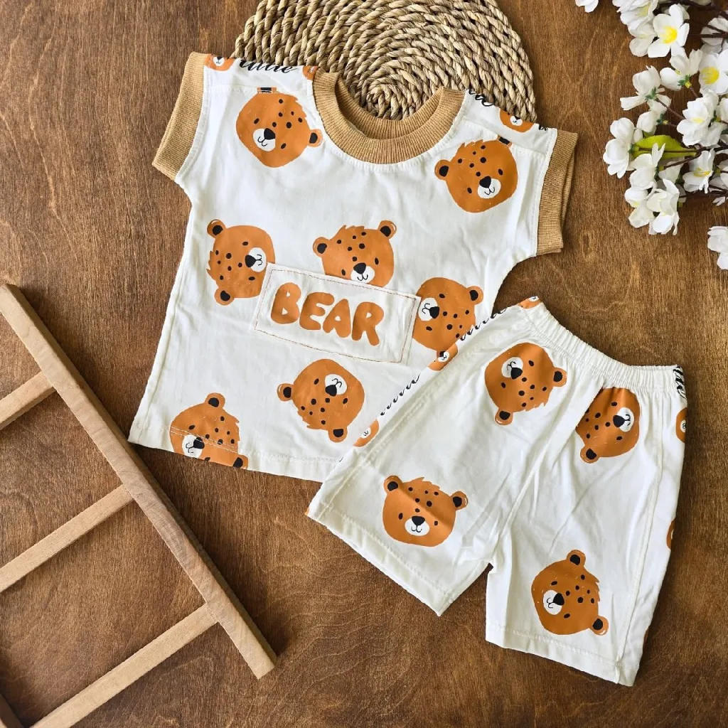 تیشرت شلوارک کله خرس Bear(ns) کد 4558