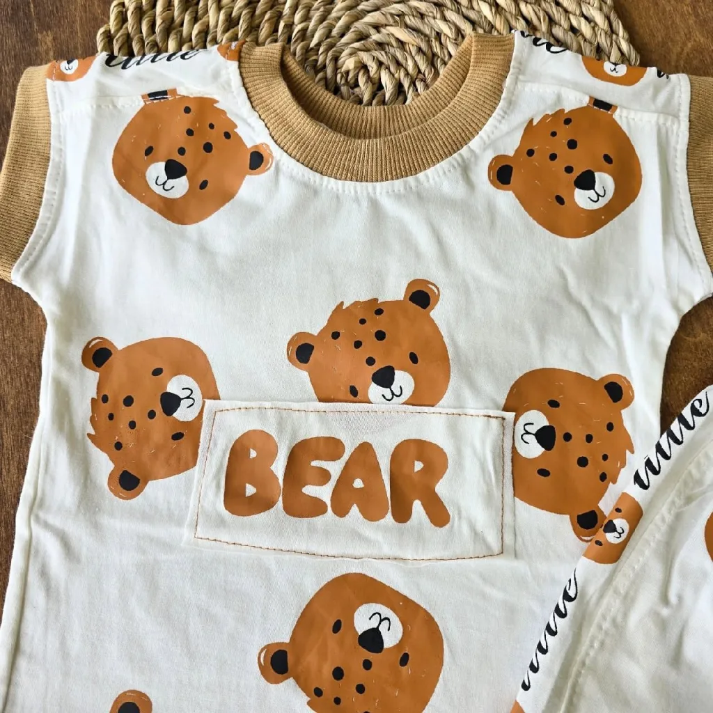 تیشرت شلوارک کله خرس Bear(ns) کد 4558
