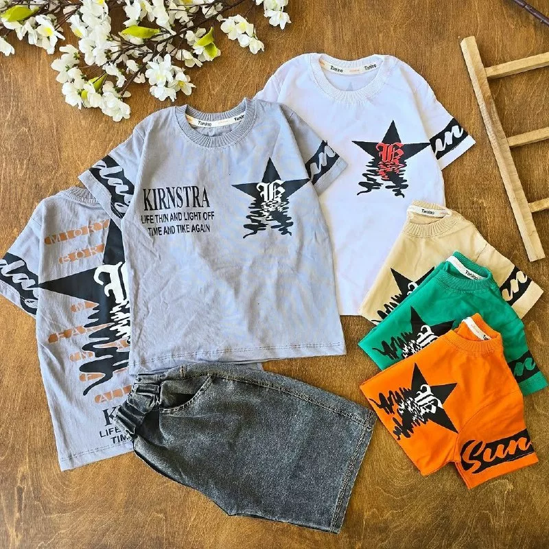 تیشرت شلوارک لی ستاره Star سایز ۴۵،۵۰ کد ۴۶۳۷