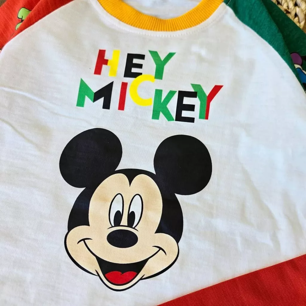 تیشرت شلوارک میکی موس Hey Mickey سایز ۳۵ تا ۵۰ کد ۴۷۷۱