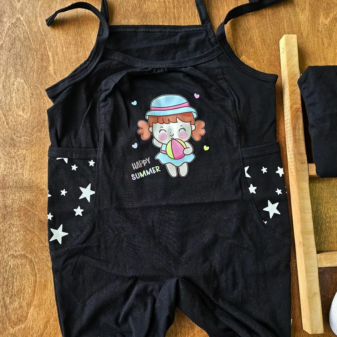 رامپر مشکی ستاره سایز 35 تا 45 کد 4709