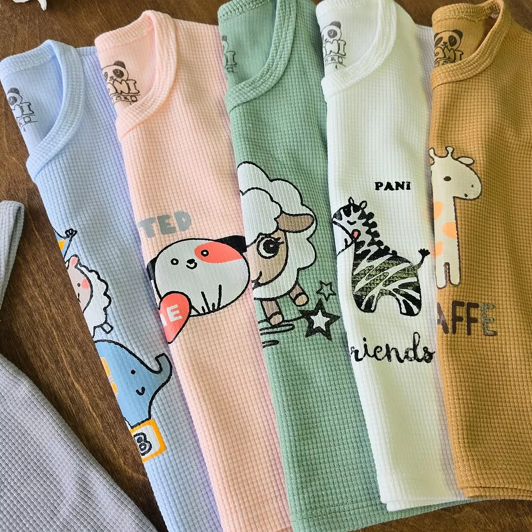 تیشرت شلوارک بیسکویتی سایز 2 تا 5 کد 4710