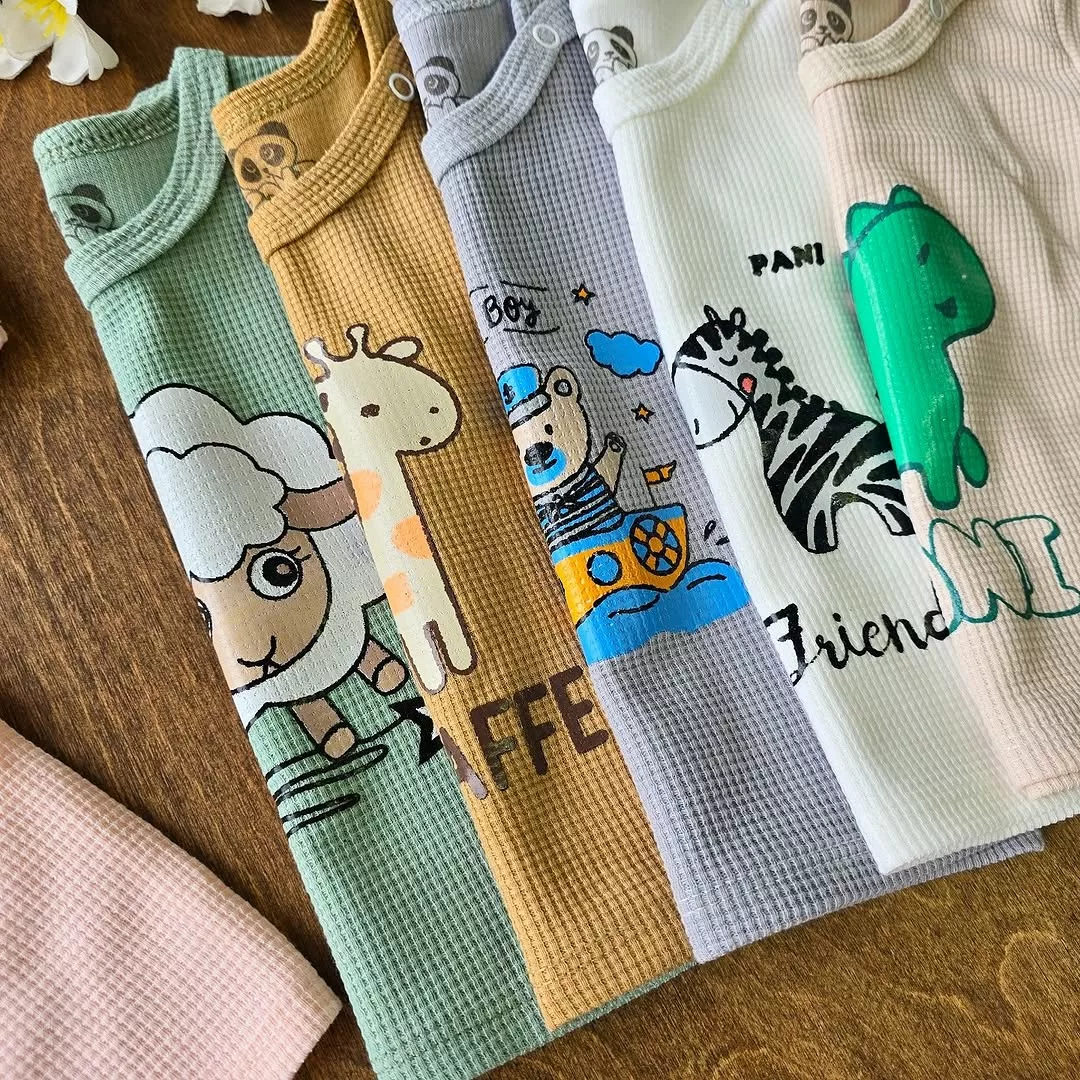 تیشرت شلوارک بیسکویتی سایز 2 تا 5 کد 4710