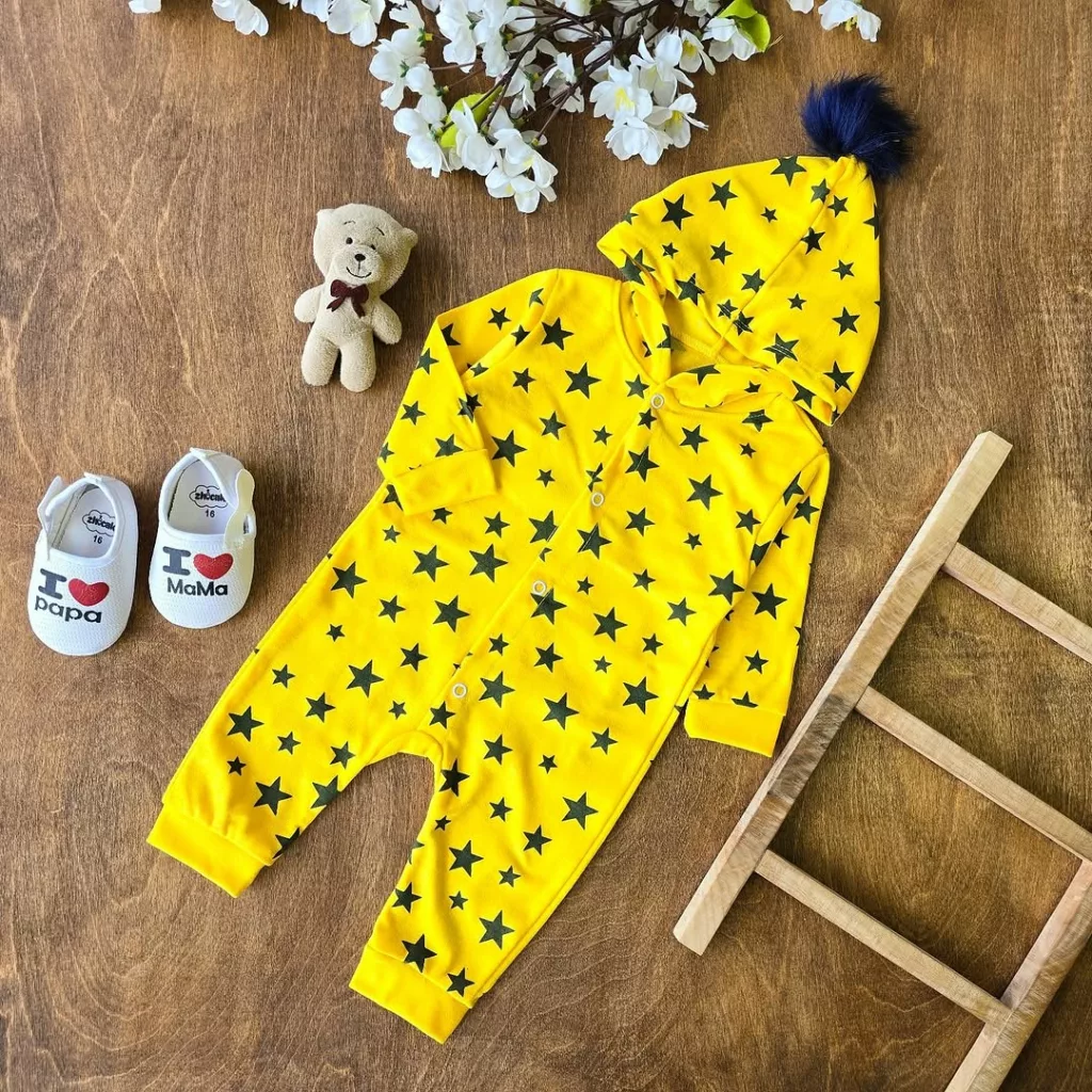 سرهمی نوزادی ستاره زرد کد 1623