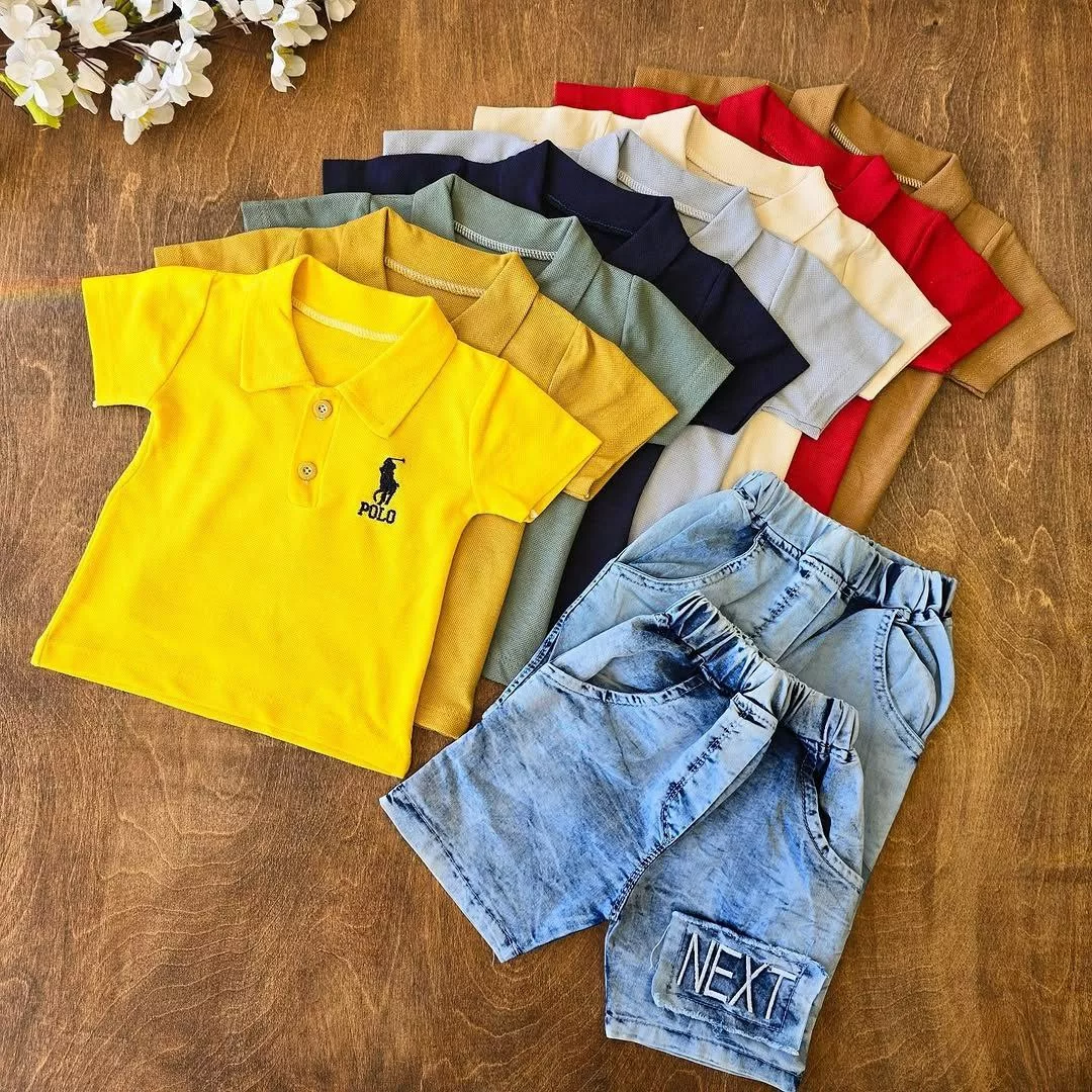 تیشرت شلوارک لی جودون polo سایز ۳۵،۴۰ کد ۴۶۸۲
