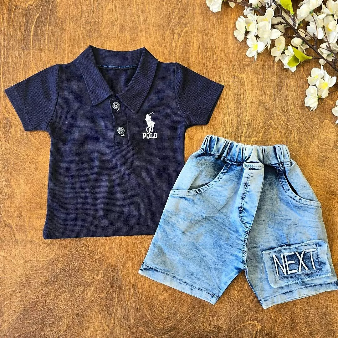 تیشرت شلوارک لی جودون polo سایز ۳۵،۴۰ کد ۴۶۸۲