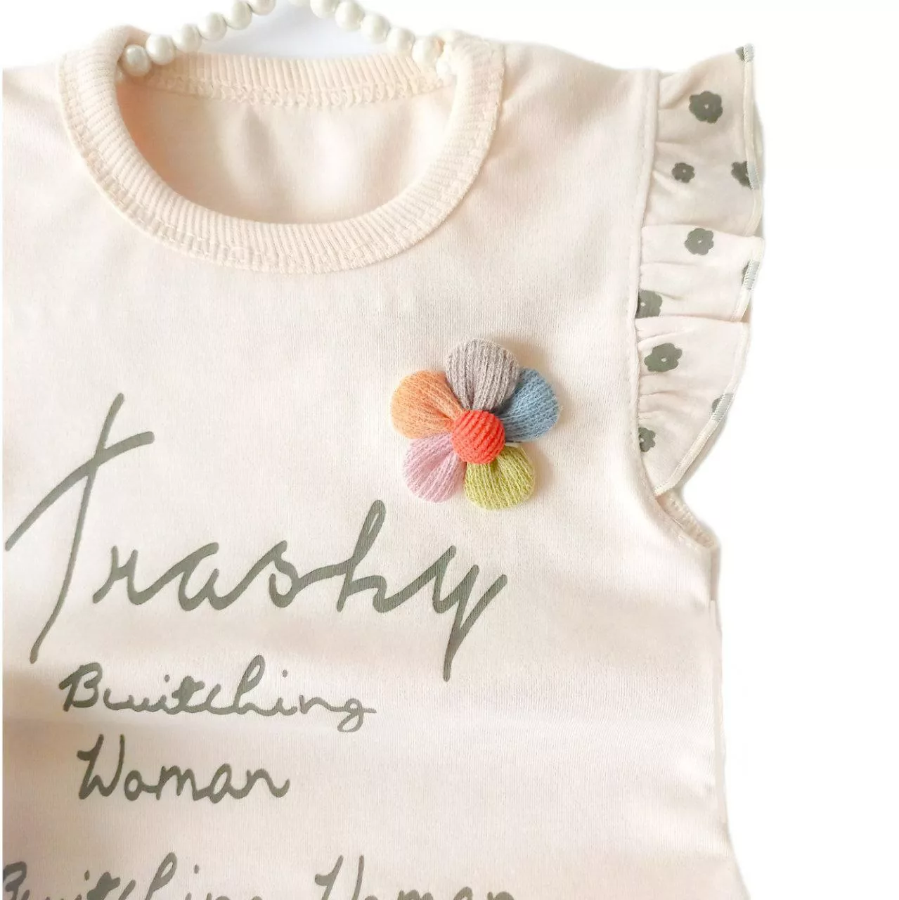 تاپ شلوارک و تل طرح یکتا کد ۴۷۴۴