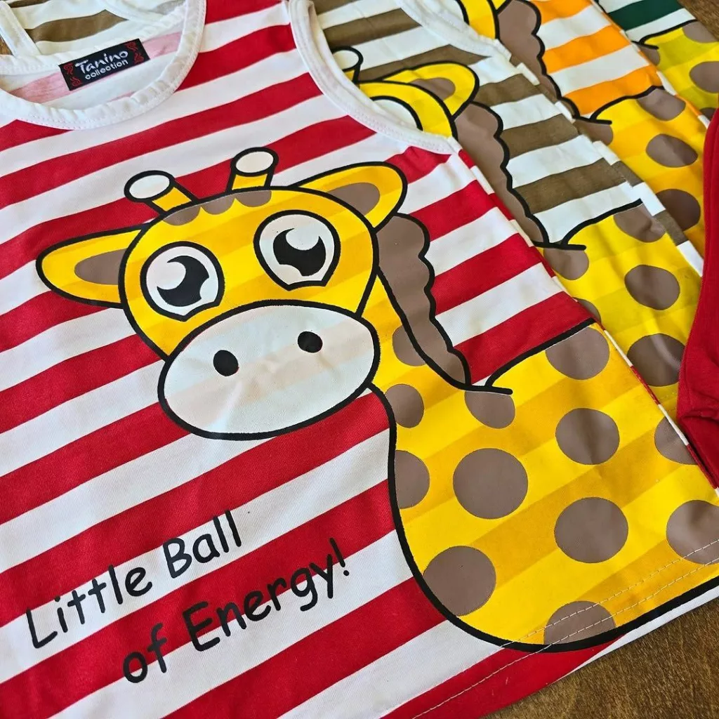 تاپ شلوارک راه راه زرافه سایز ۴۵،۵۰ کد ۴۷۷۶