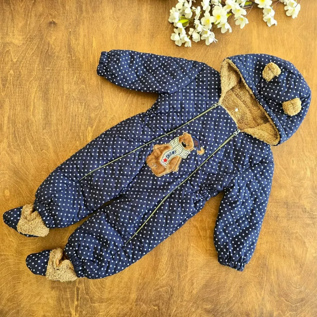 کاپشن سرهمی خالدار سایز ۱ تا ۶ کد ۵۰۵۳