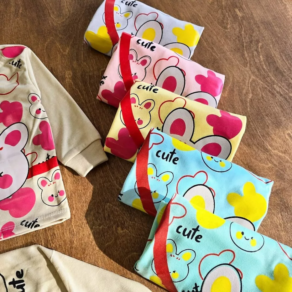 بلوز شلوار خرگوش کیوت cute سایز ۴ تا ۶ کد ۵۰۵۱