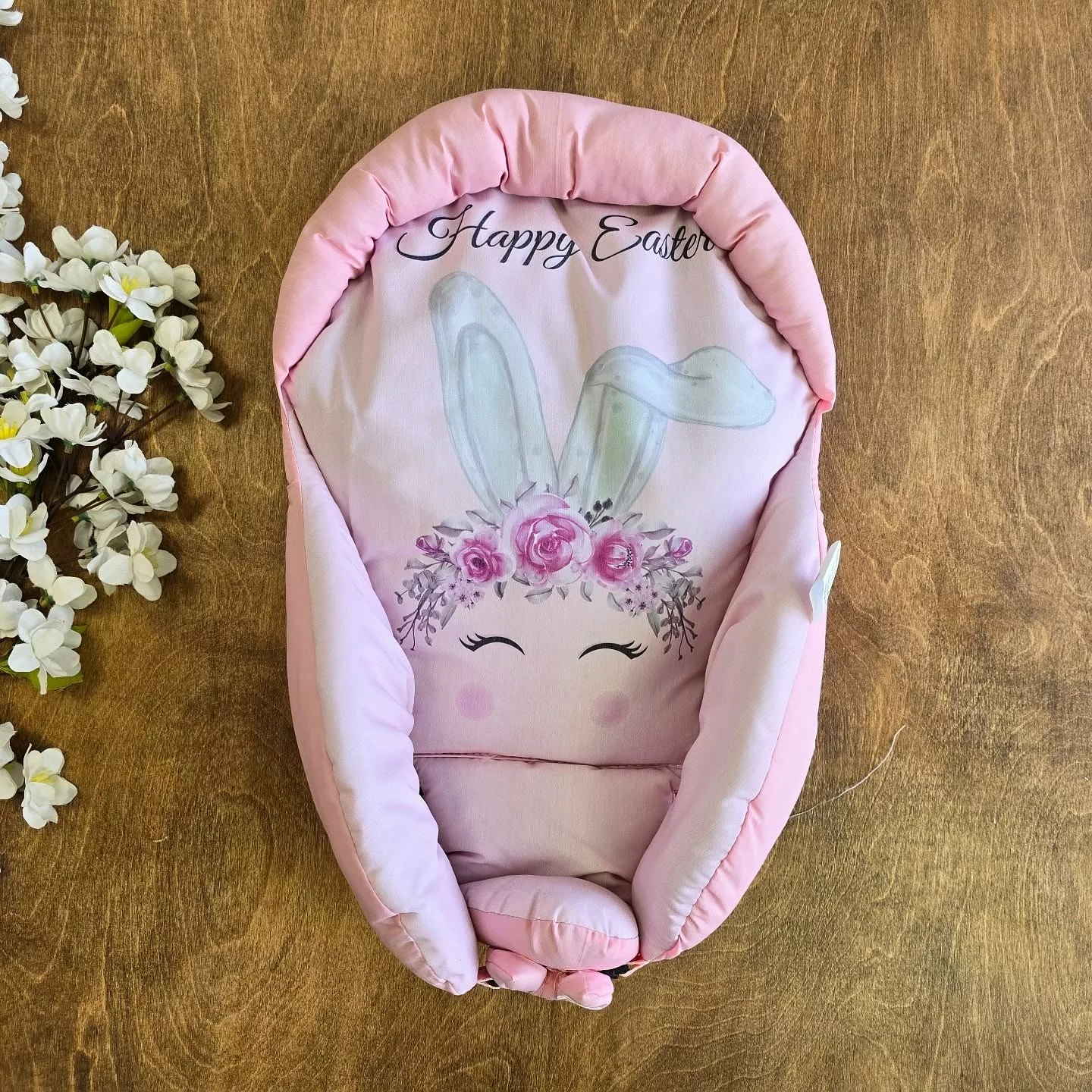 قنداق سوئیسی صورتی - آغوشی نوزاد کد 3726