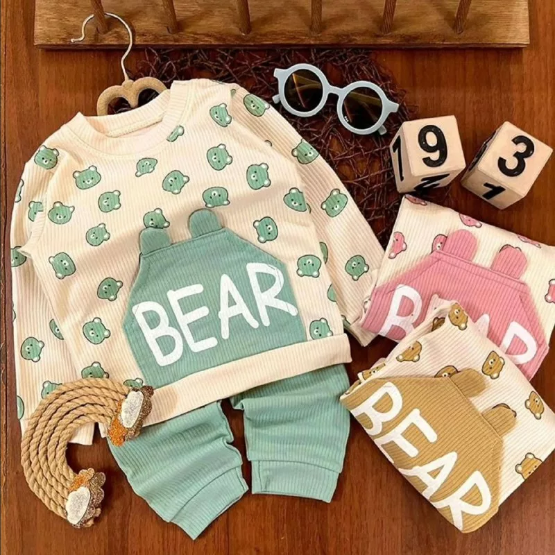 بلوز شلوار کبریتی جیب گوش دار تدی Bear کد ۵۰۲۰