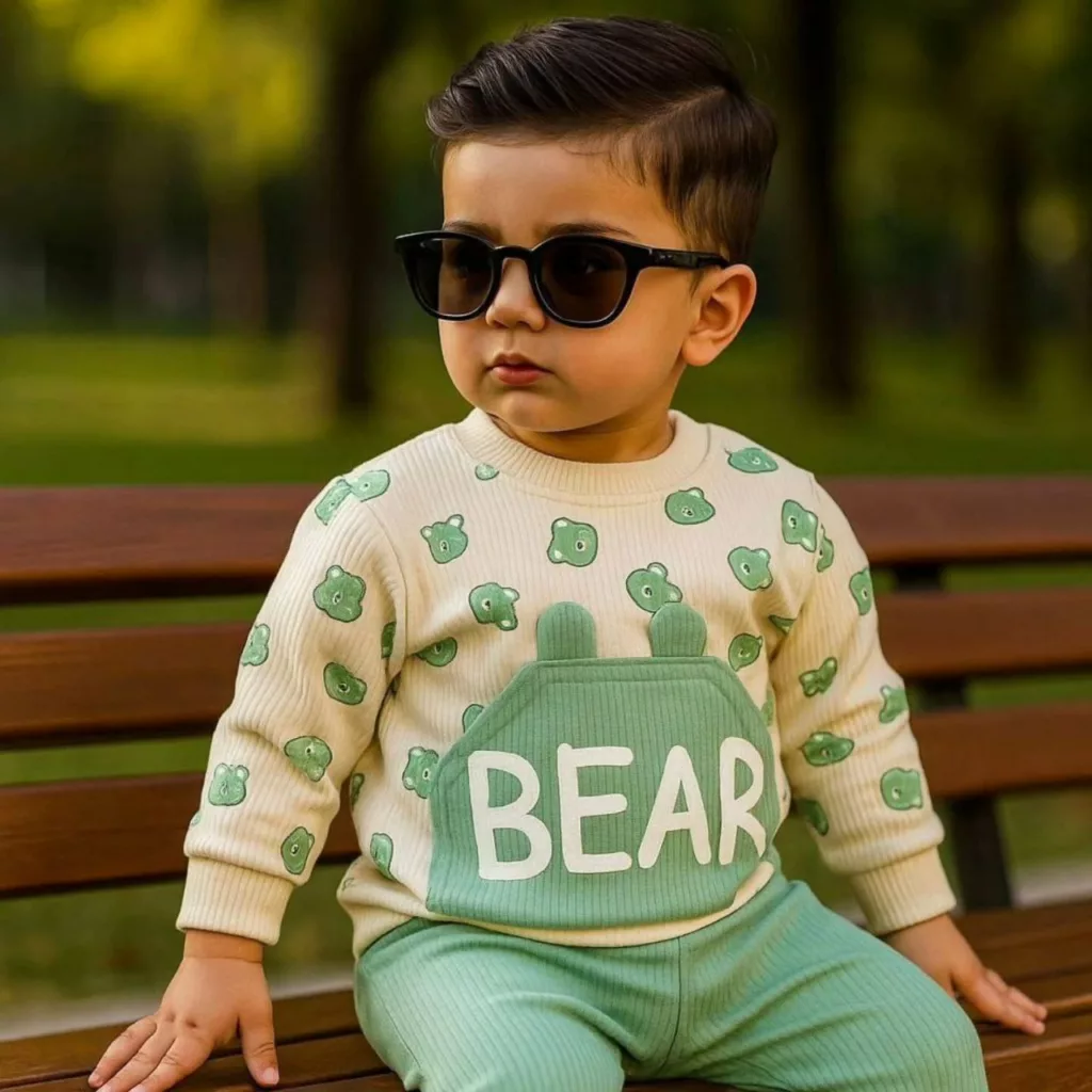 بلوز شلوار کبریتی جیب گوش دار تدی Bear کد ۵۰۲۰