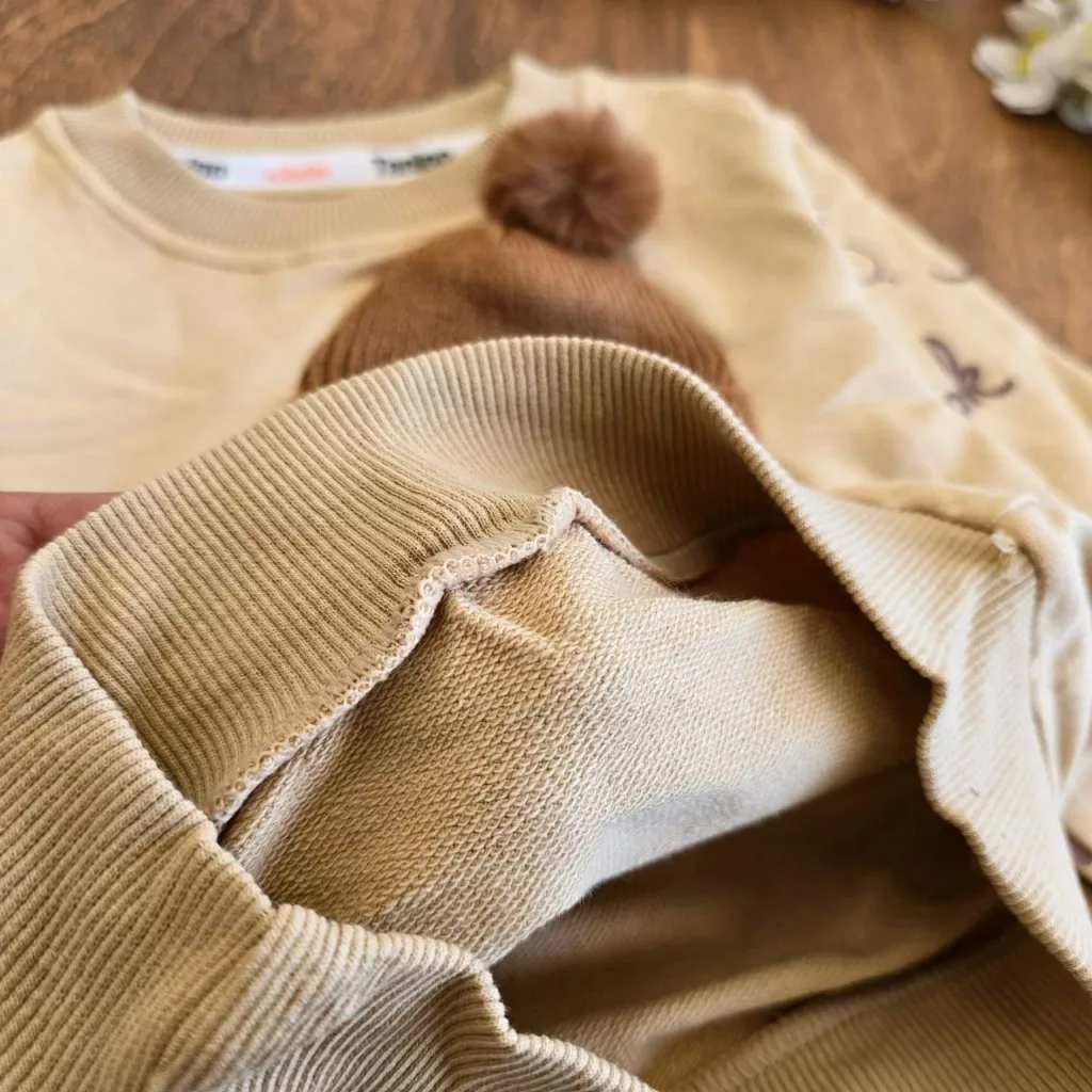 بلوز شلوار دختر کلاه بافتنی سایز ۳۵،۴۰ کد ۵۱۷۷