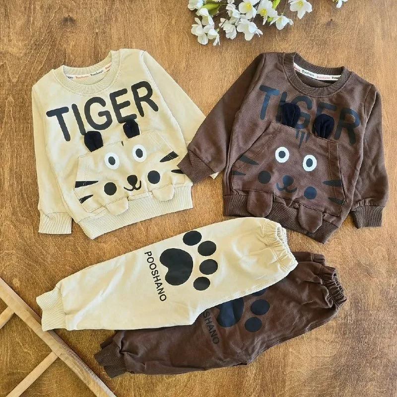 بلوز شلوار تایگر Tiger جیب کانگرویی سایز ۳۵ تا ۴۵ کد ۵۰۶۸
