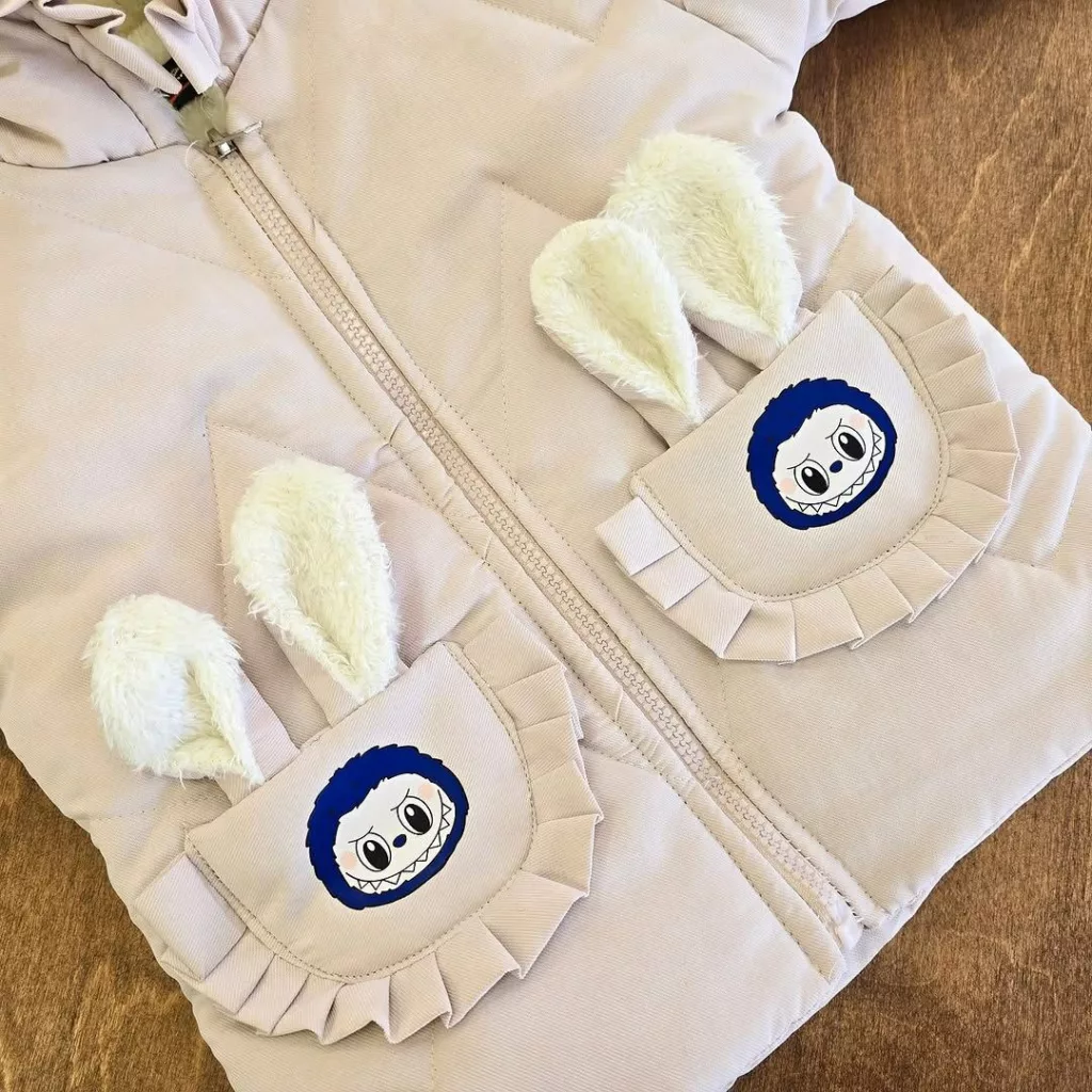 کاپشن خزدار لبوبو رویه میکرو کجراه کد ۵۱۹۳