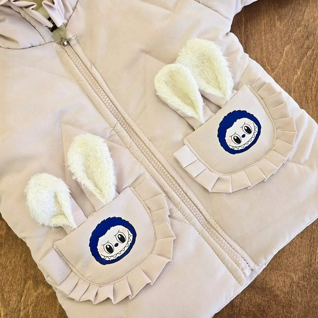 کاپشن خزدار لبوبو رویه میکرو کجراه کد ۵۱۹۳