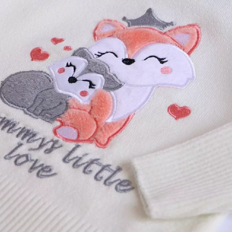 بلوز بافت گپ دو روباه مادر و بچه سایز ۳۰ تا ۵۰ کد ۵۱۰۹