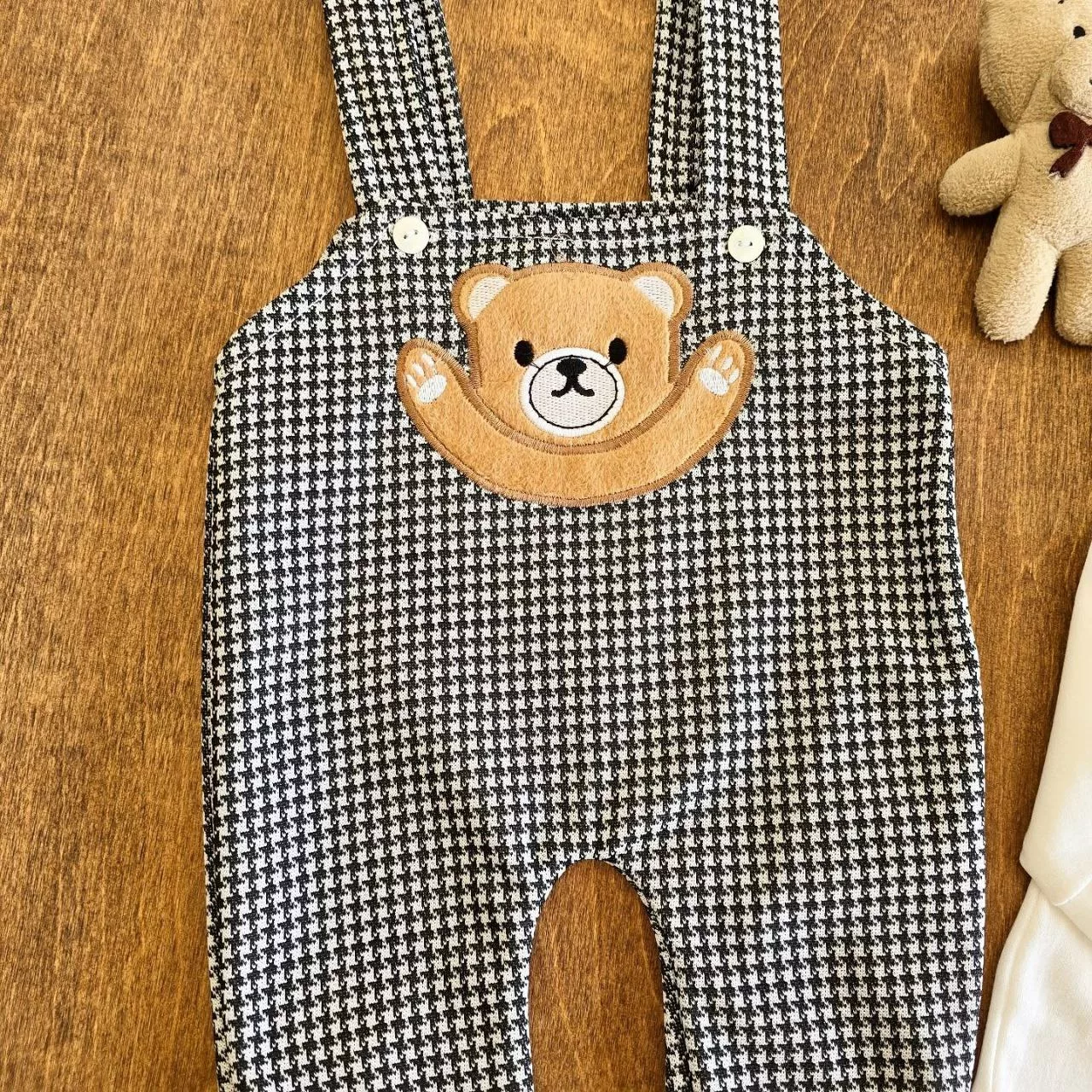 ست پیشبندی طرح گلکسی (چارخونه) سایز ۲،۳ کد ۵۱۵۲