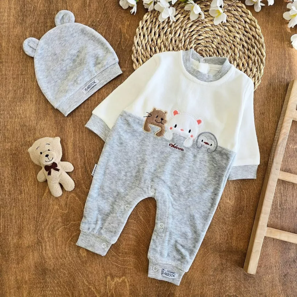 سرهمی مخمل باروک طرح خرس پنگوئن اسب آبی کد ۵۱۵۰