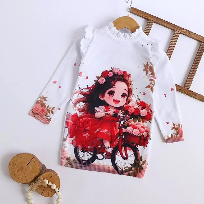 تونیک بافت گپ دختر و دوچرخه سایز ۴۰ تا ۵۰ کد ۵۰۹۸